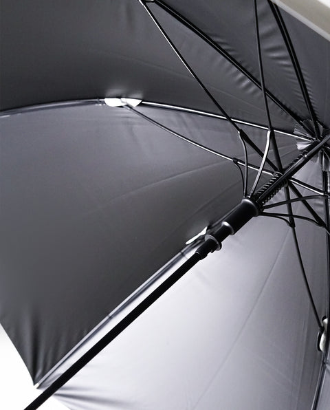 IN-55WJP-32 White / Purple 55cm 晴雨兼用折り畳み 自動開閉