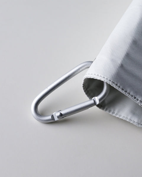 IN-55WJP-33 White / Gray 55cm 晴雨兼用折り畳み 自動開閉