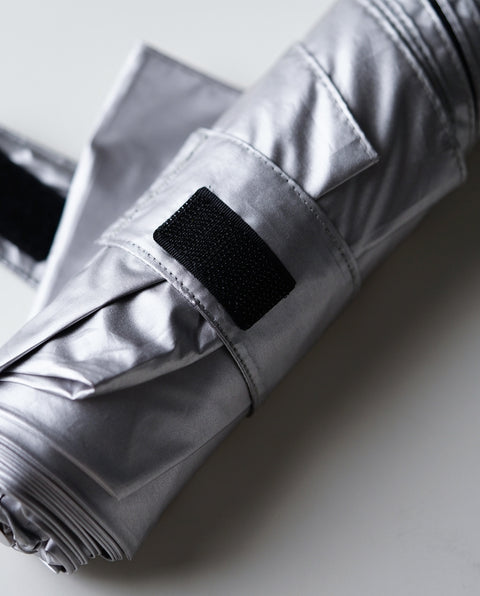 IN-60M-34 Silver 60cm 晴雨兼用折り畳み