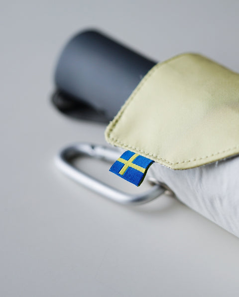 IN-55WJP-31 White / Yellow 55cm 晴雨兼用折り畳み 自動開閉