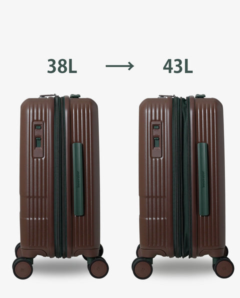 INV43EX Cocoa 38L->43L Expandable