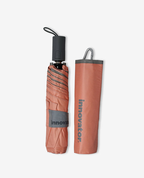 IN-55WJP-22 Pale Orange 55cm 晴雨兼用折り畳み 自動開閉