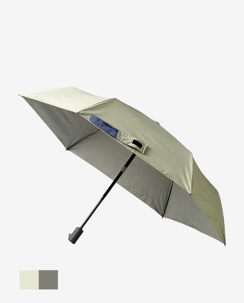 IN-55WJP-28 Pale Light Yellow 55cm 晴雨兼用折り畳み 自動開閉