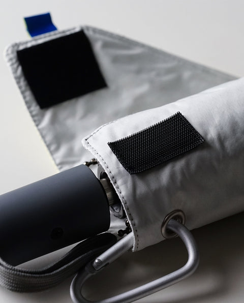 IN-55WJP-31 White / Yellow 55cm 晴雨兼用折り畳み 自動開閉