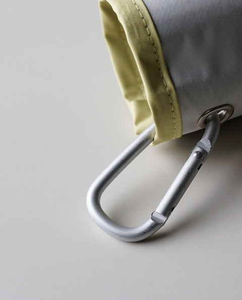 IN-55WJP-31 White / Yellow 55cm 晴雨兼用折り畳み 自動開閉