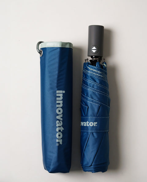 IN-55WJP Deep Blue 55cm 自動開閉 晴雨兼用折り畳み