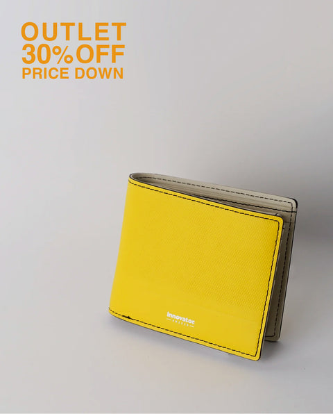 INW37 Yellow Bifold Wallet