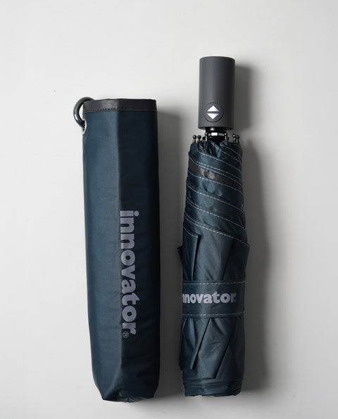 IN-55WJP Navy 55cm 自動開閉 晴雨兼用折り畳み