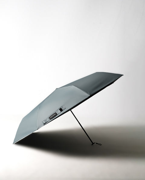 IN-60M Pale Blue 60cm スリム 晴雨兼用折り畳み