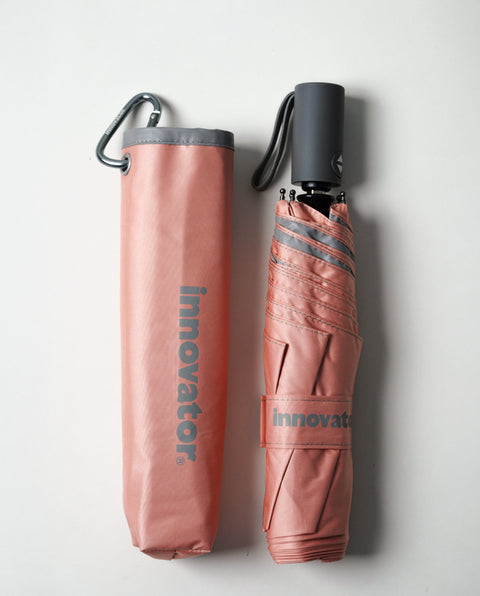 IN-55WJP Pale Orange 55cm 自動開閉 晴雨兼用折り畳み