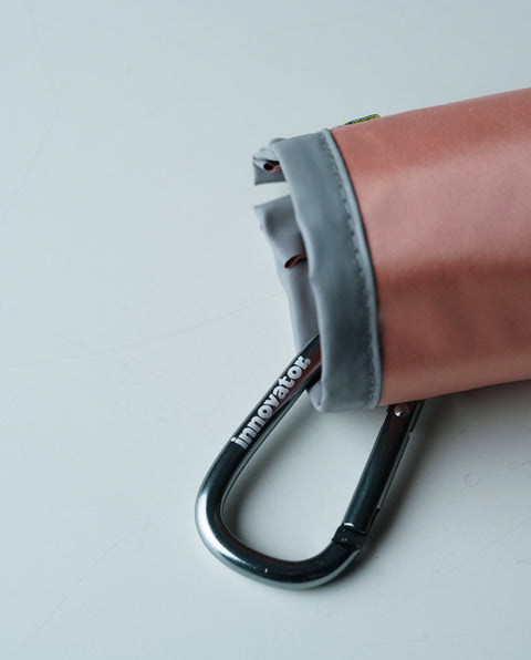 IN-55WJP Pale Orange 55cm 自動開閉 晴雨兼用折り畳み