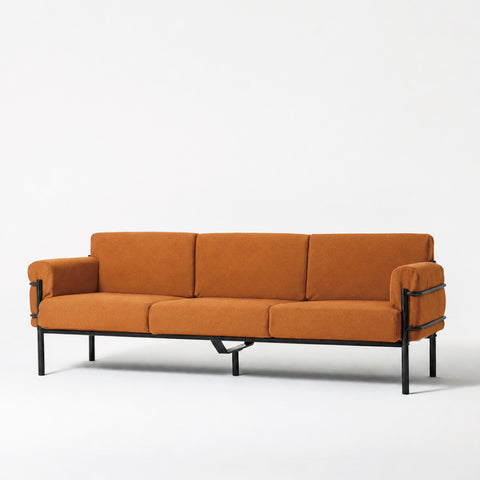 PUL0302 Pulpit "3S" Sofa Black Flame