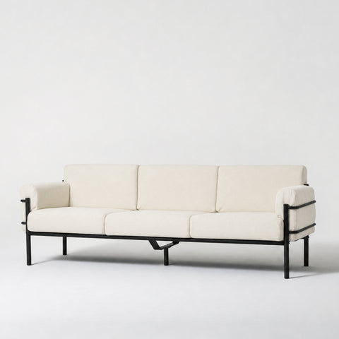PUL0302 Pulpit "3S" Sofa Black Flame