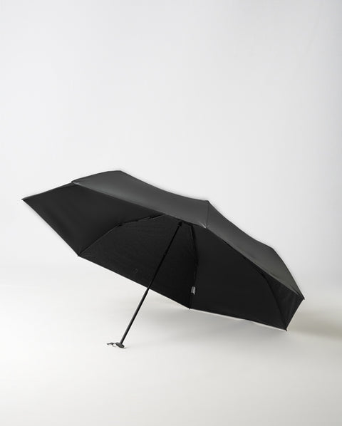 IN-60M Silver 60cm スリム 晴雨兼用折り畳み