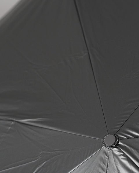 IN-60M Silver 60cm スリム 晴雨兼用折り畳み