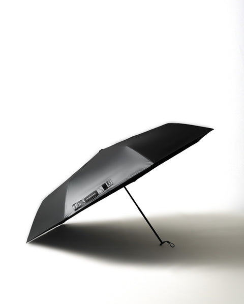 IN-60M Silver 60cm スリム 晴雨兼用折り畳み