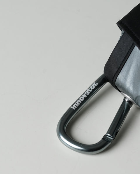IN-53M Silver 53cm コンパクト 晴雨兼用折り畳み
