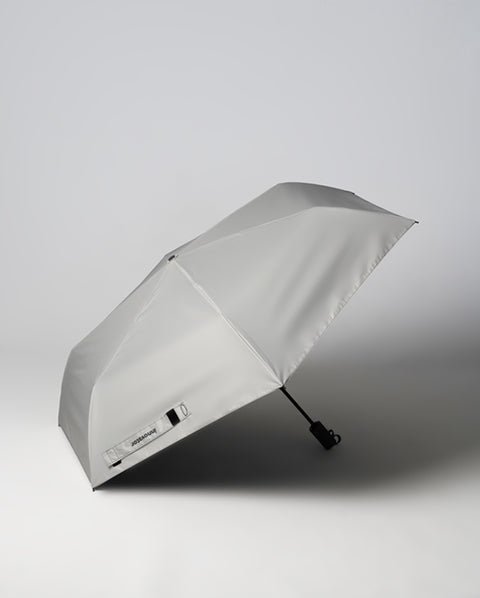 IN-55WJP White-Gray 55cm 自動開閉 晴雨兼用折り畳み