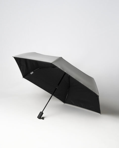 IN-55WJP White-Gray 55cm 自動開閉 晴雨兼用折り畳み
