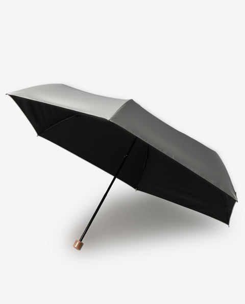 IN-60M-33 White / Gray 60cm 晴雨兼用折り畳み