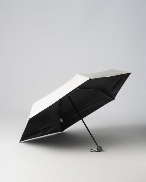 IN-53M White-Orange 53cm コンパクト 晴雨兼用折り畳み