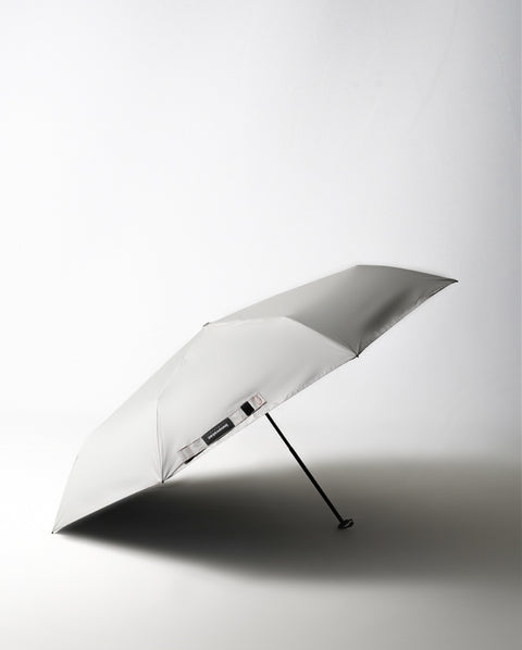 IN-60M White-Orange 60cm スリム 晴雨兼用折り畳み