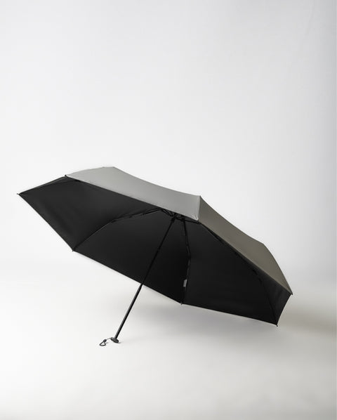 IN-60M White-Orange 60cm スリム 晴雨兼用折り畳み