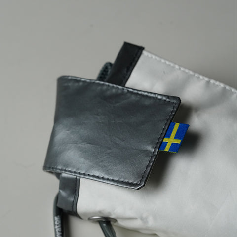 IN-53M White-Silver 53cm コンパクト 晴雨兼用折り畳み