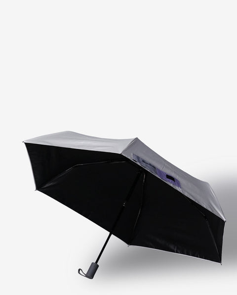 IN-55WJP-32 White / Purple 55cm 晴雨兼用折り畳み 自動開閉