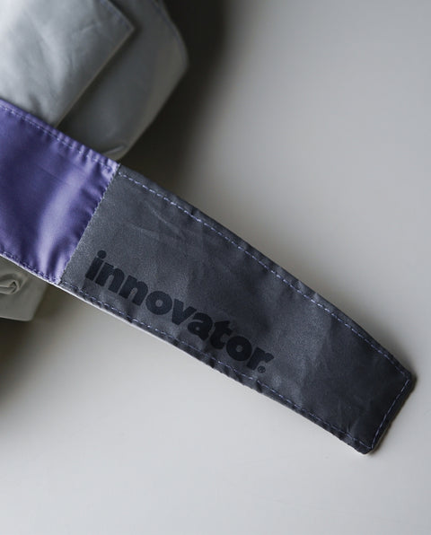 IN-60M-32 White / Purple 60cm 晴雨兼用折り畳み