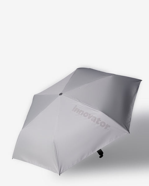 IN-55WJP-33 White / Gray 55cm 晴雨兼用折り畳み 自動開閉