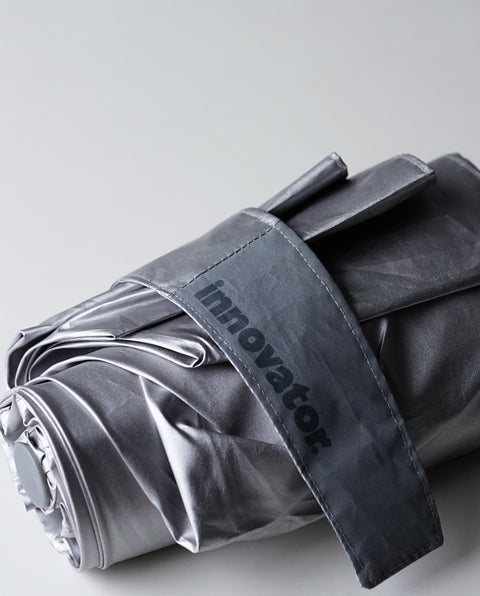 IN-55WJP-34 Silver 55cm 晴雨兼用折り畳み 自動開閉