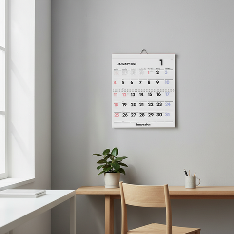 innovatorカレンダー 白 - 使用シーン