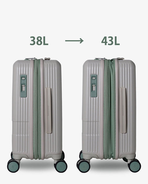 INV43EX Sand Beige 38L->43L Expandable