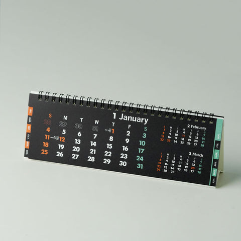 2026卓上 スリム ブラック