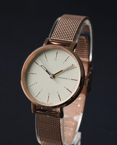ENKEL MESH 32mm PINK GOLD / LIGHT GRAY IN-0008