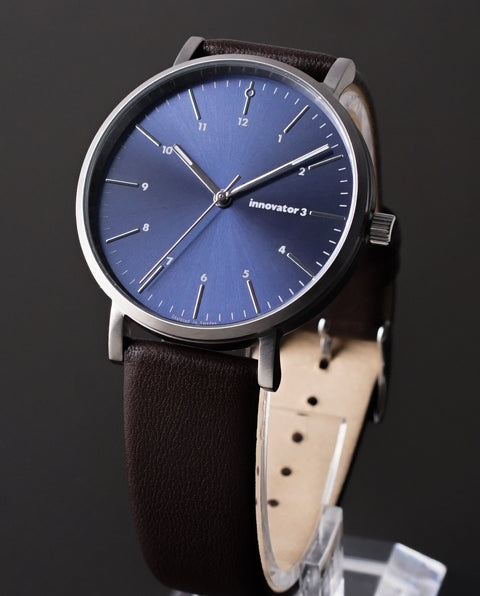 ENKEL 38mm BROWN / NAVY IN-0007