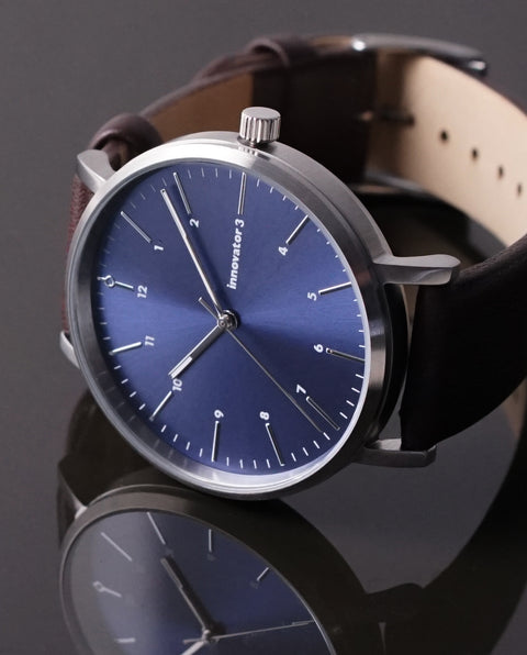 ENKEL 38mm BROWN / NAVY IN-0007