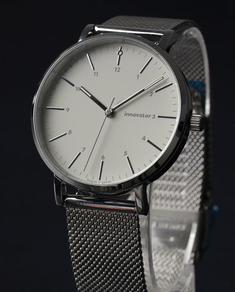 ENKEL MESH 38mm SILVER / LIGHT GRAY IN-0007