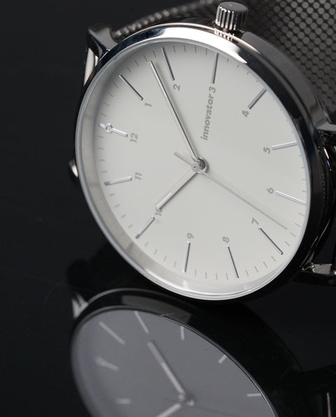 ENKEL MESH 38mm SILVER / LIGHT GRAY IN-0007