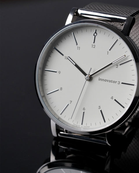 ENKEL MESH 38mm SILVER / LIGHT GRAY IN-0007
