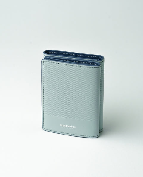 INW33 Pale Blue Trifold Wallet