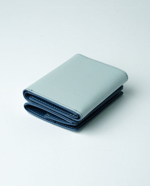 INW33 Pale Blue Trifold Wallet