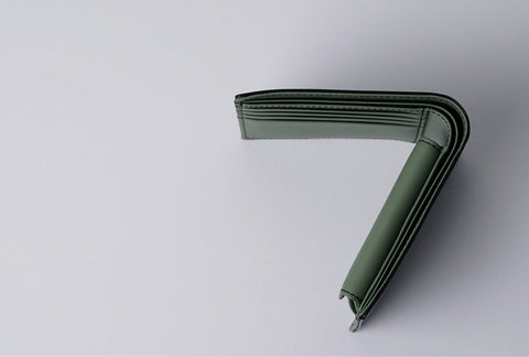 INW37 Green Bifold Wallet