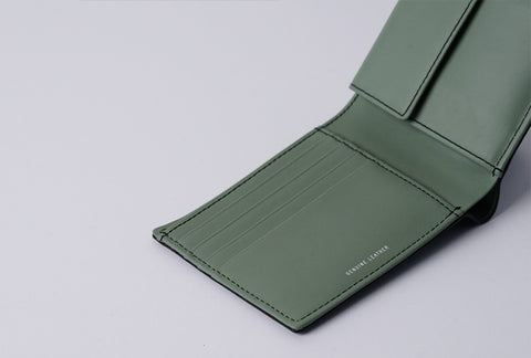 INW37 Green Bifold Wallet