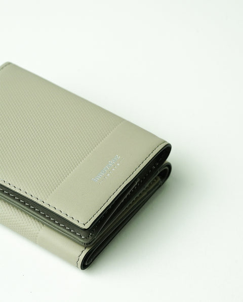 INW33 Grey Trifold Wallet