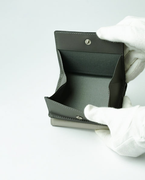 INW33 Grey Trifold Wallet