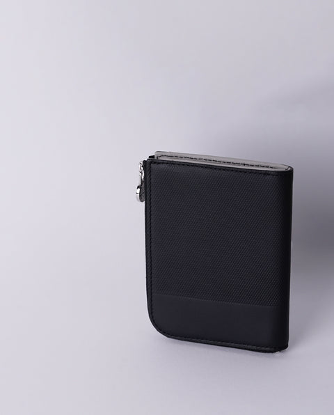 INW27 Black Half Zip Wallet