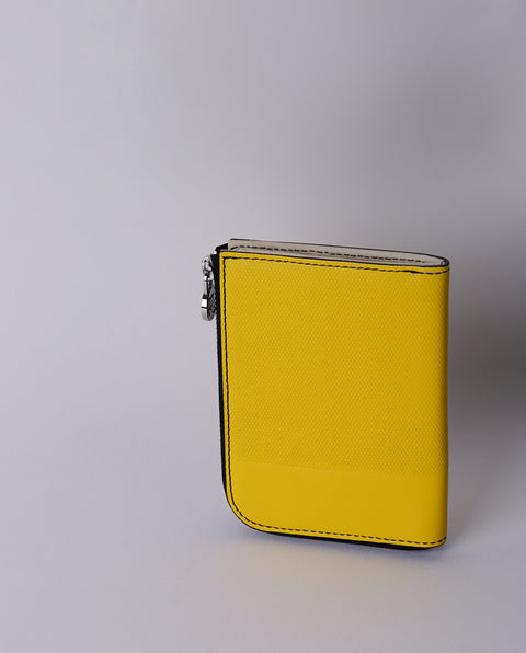 INW27 Yellow Half Zip Wallet