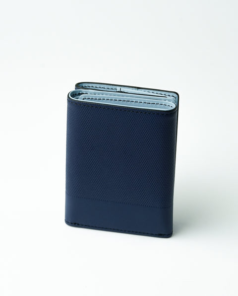 INW33 Navy Trifold Wallet